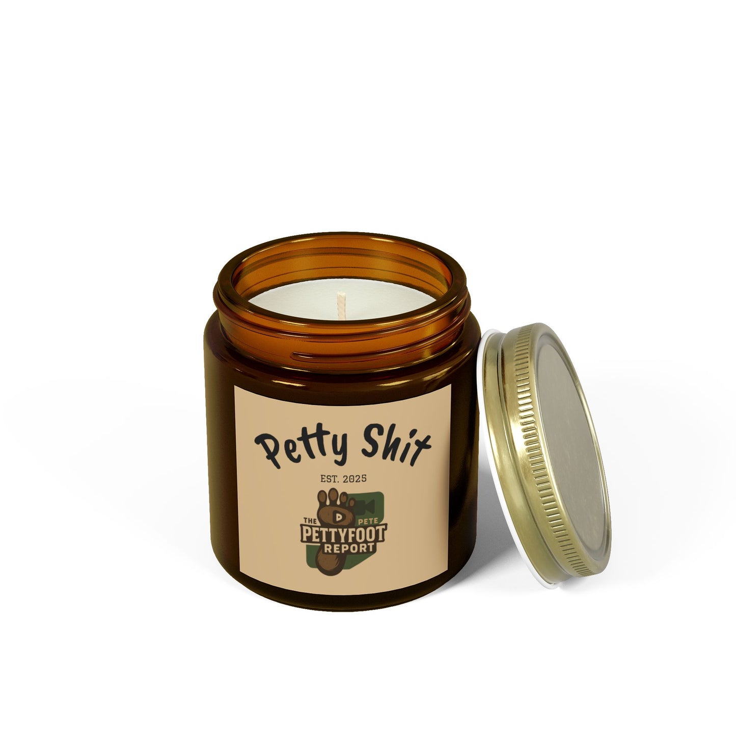 Petty Shit Scented Candle - Fun Coconut Apricot Wax Candle for Home, Best Gift for Housewarming, Birthdays, Relaxation, Cozy Nights, [...]